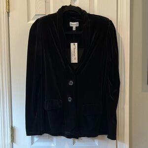 Velvet Black Jacket by Veronica M
